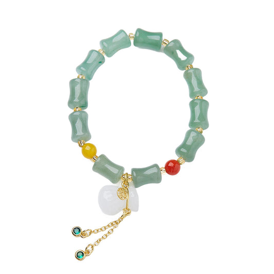 Treasure Bloom Aventurine Crystal Bracelet