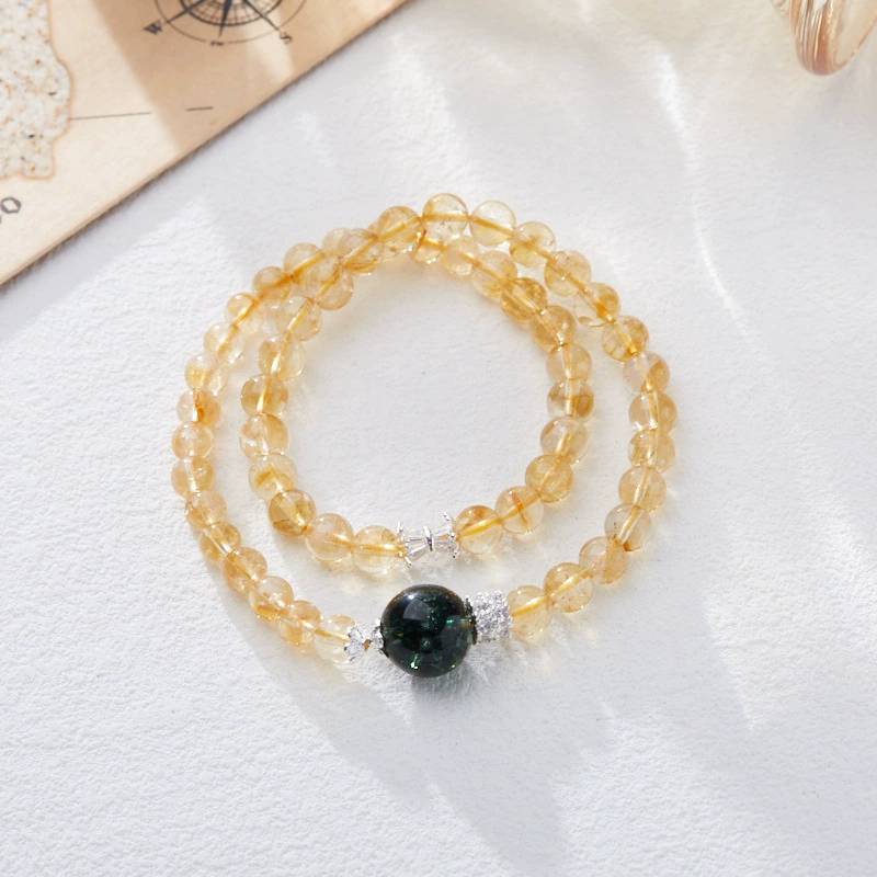 Sunlit Radiance Citrine Crystal Bracelet